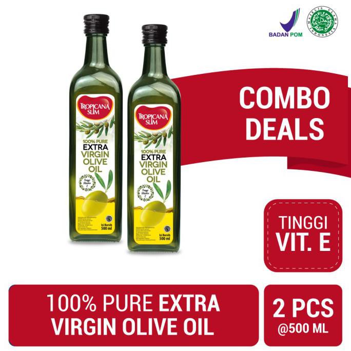 

Cuci Gudang Awal Tahun Twin Pack: Tropicana Slim Extra Virgin Olive Oil 500ml Promo Awal tahun