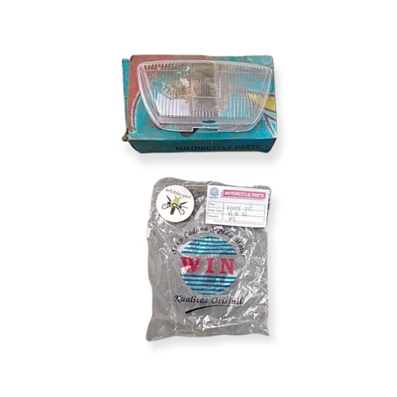 MIKA KACA LAMPU DEPAN YAMAHA FORCE ONE 1 FORCE1