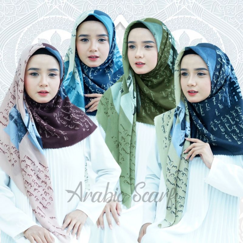 [COD] RD KENDAL - HIJAB VOAL LASER CUT MOTIF KORAN TERBARU JILBAB SEGIEMPAT VOAL MOTIF KORAN HIJAB V