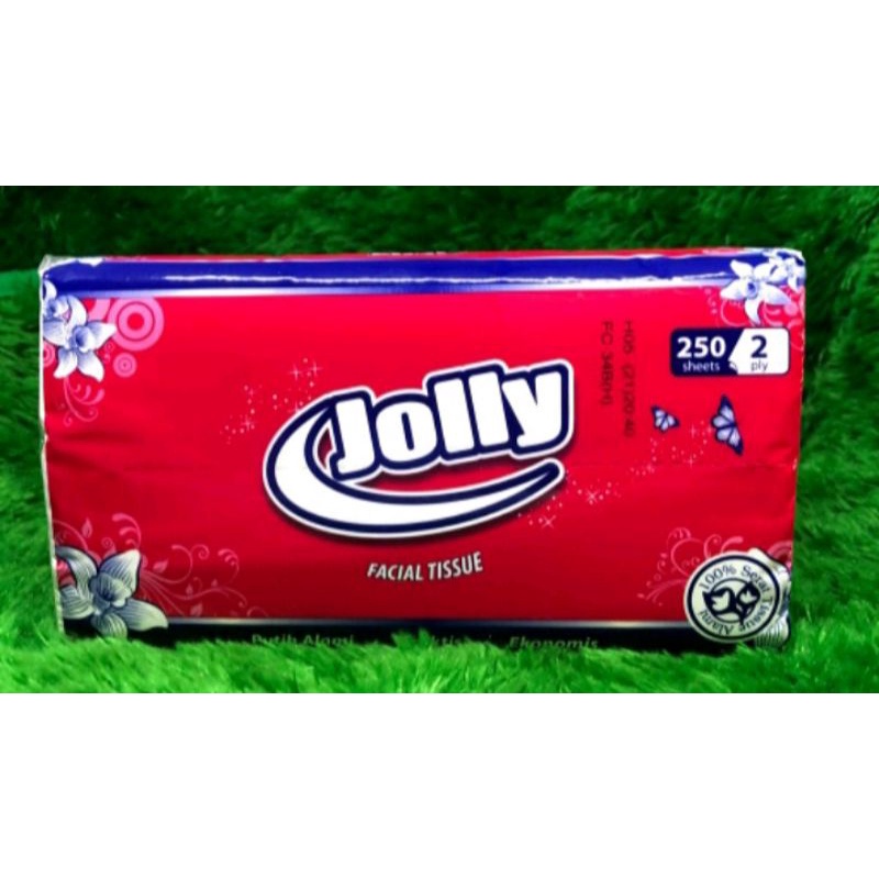 FACIAL TISSUE JOLLY / TISU WAJAH JOLLY 250 sheets x 2ply