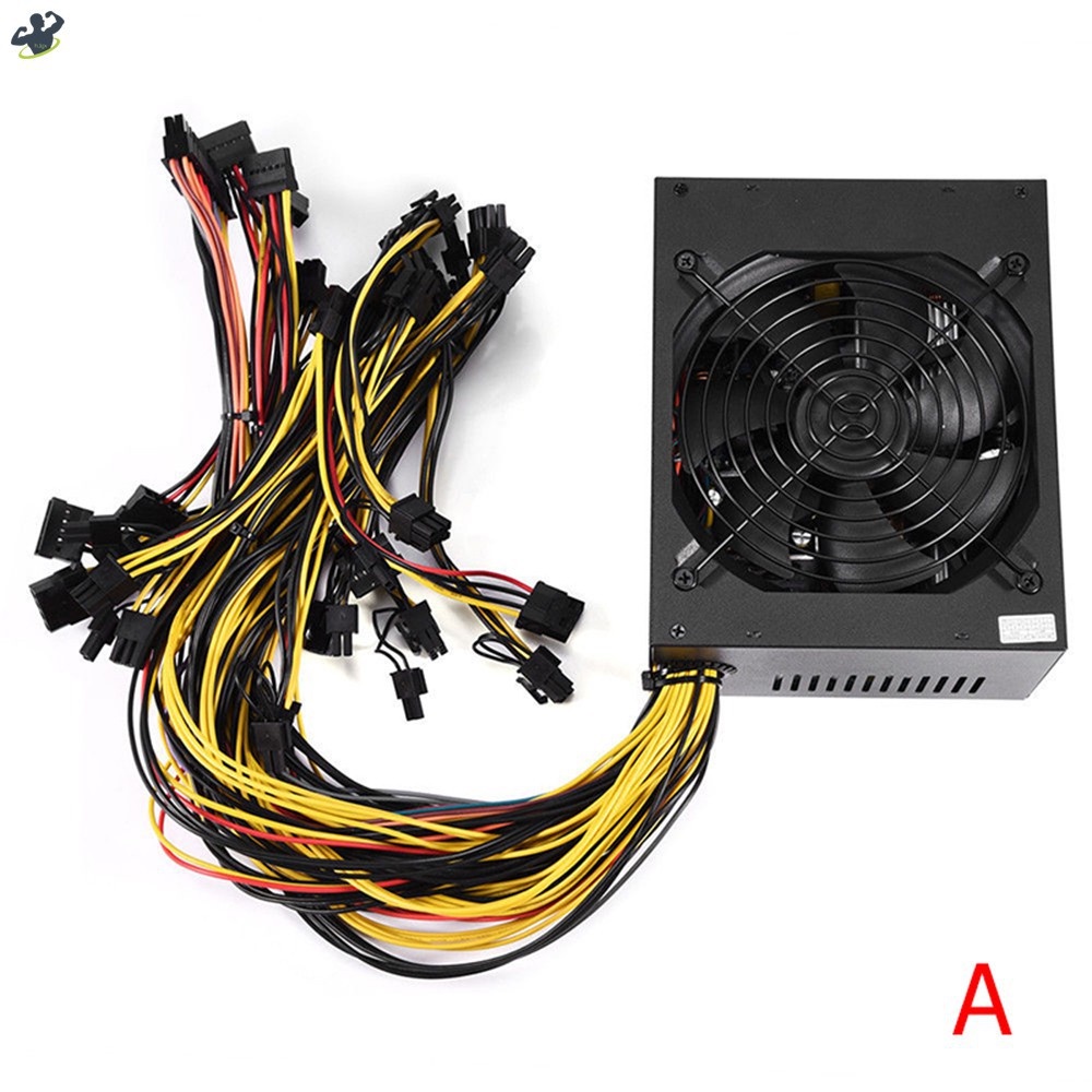 Power Supply Modular Mining Psu 1800w 2000w Untuk Rig Eth 8 Gpu huiteni