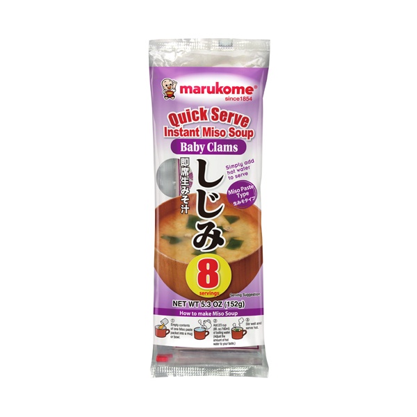 

Marukome Quick Serve Instant Miso Baby Claims - Rasa Kerang Muda