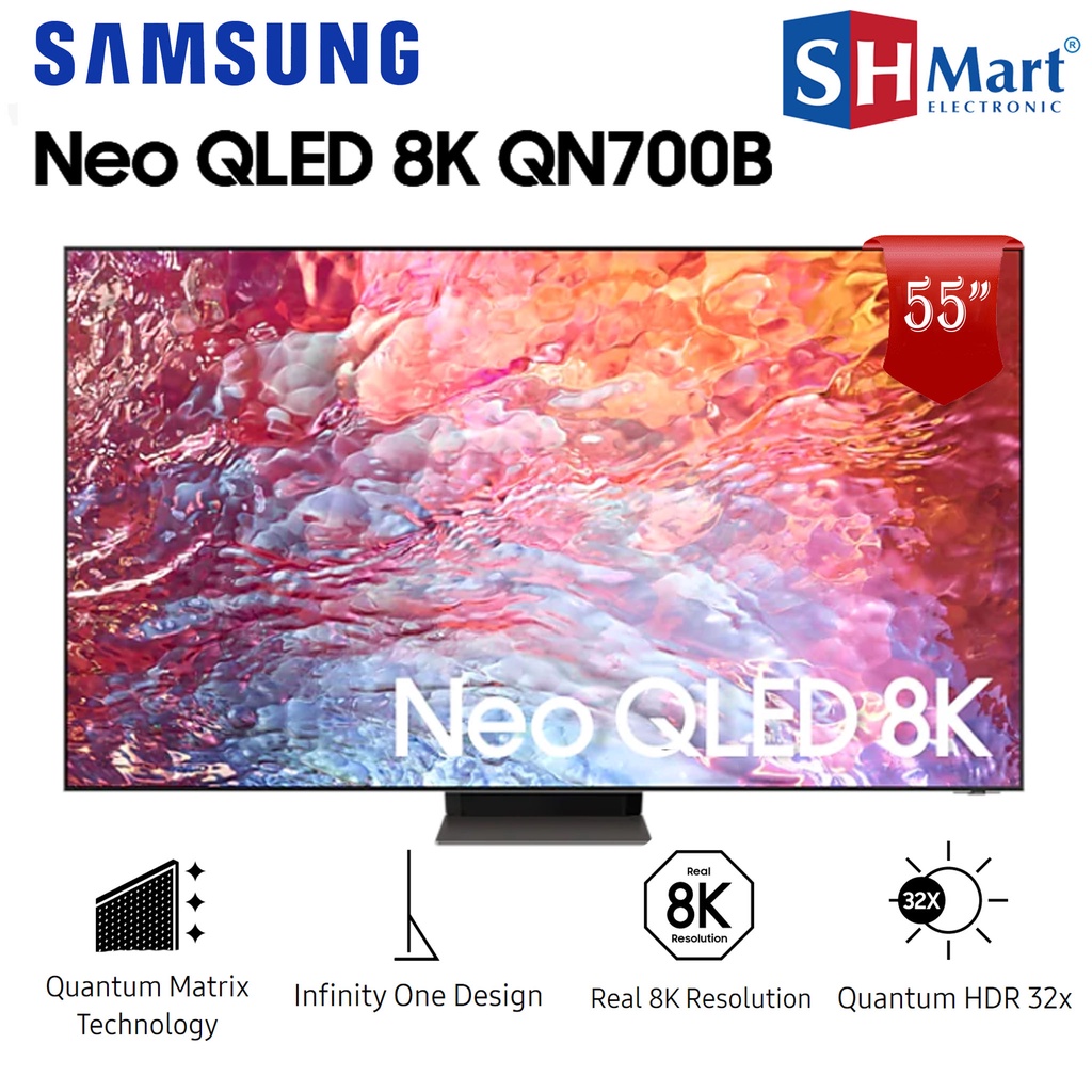 SAMSUNG SMART TV NEO QLED 55 INCH 8K QA55QN700B 55QN700B GARANSI RESMI (MEDAN)