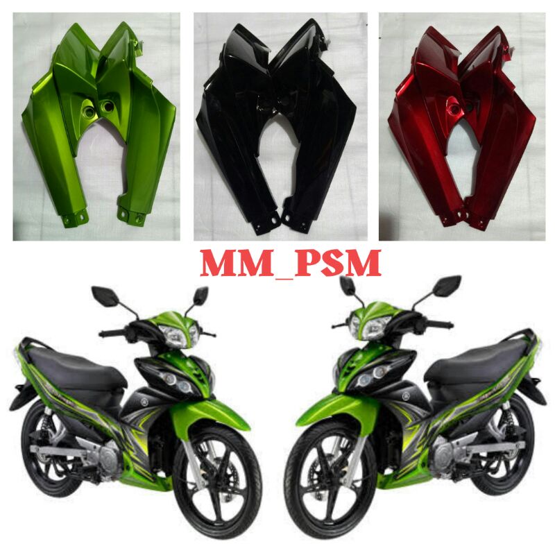 SAMBUNGAN SAYAP BAWAH SATU SET KIRI KANAN SAMBUNGAN BODY BAWAH TUTUP MESIN COVER BODY JUPITER ZX 115 JUPITER Z 2010 JUPITER Z ROBOT 1SET KIRI DAN KANAN