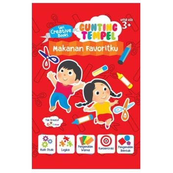 

Seri Creative Books Gunting Tempel : Makanan Favoritku