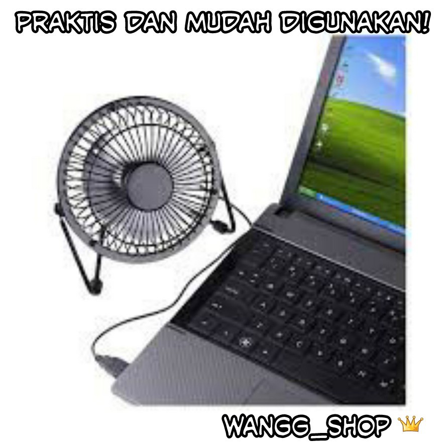 KIPAS ANGIN USB BESI PORTABLE  / KIPAS ANGIN PORTABLE / MINI FAN USB PORTABLE