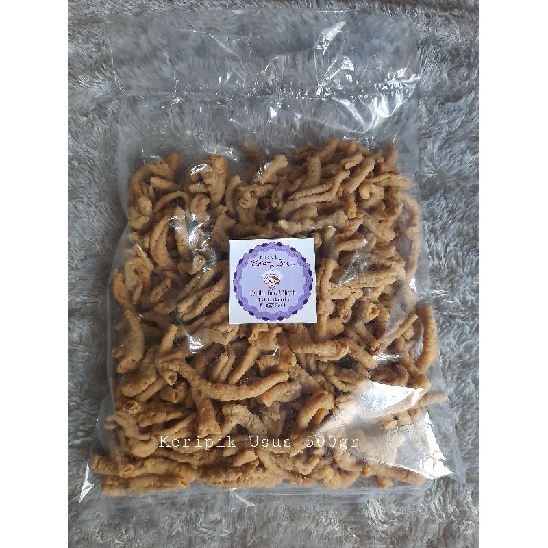 

Keripik usus krenyesss / cemilan enak dan gurih (isi 500gr)