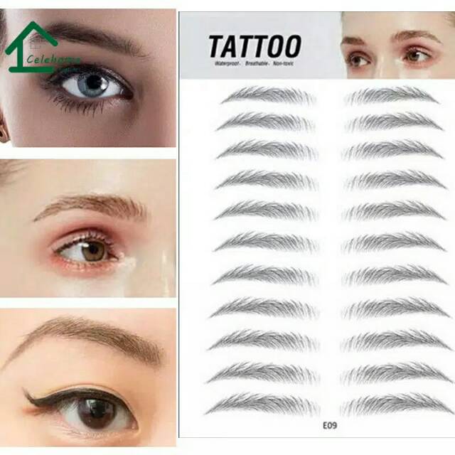 Tatto Alis semi permanen 4d tahan air tahan lama