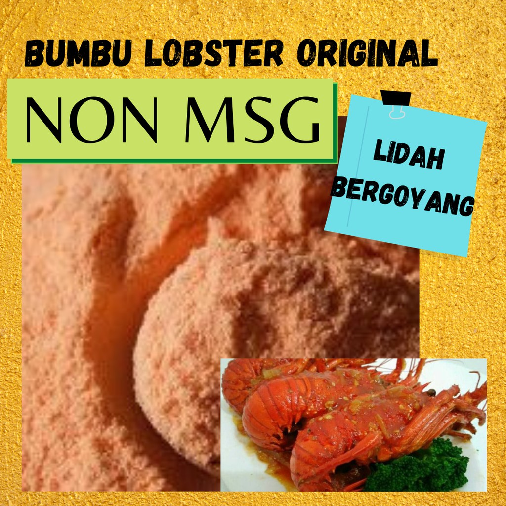 

BUMBU TABUR LOBSTER ORIGINAL NON MSG 1 KG FOOD GRADE 1Kg Bubuk Bumbu Usaha Kentang Goreng Cimol