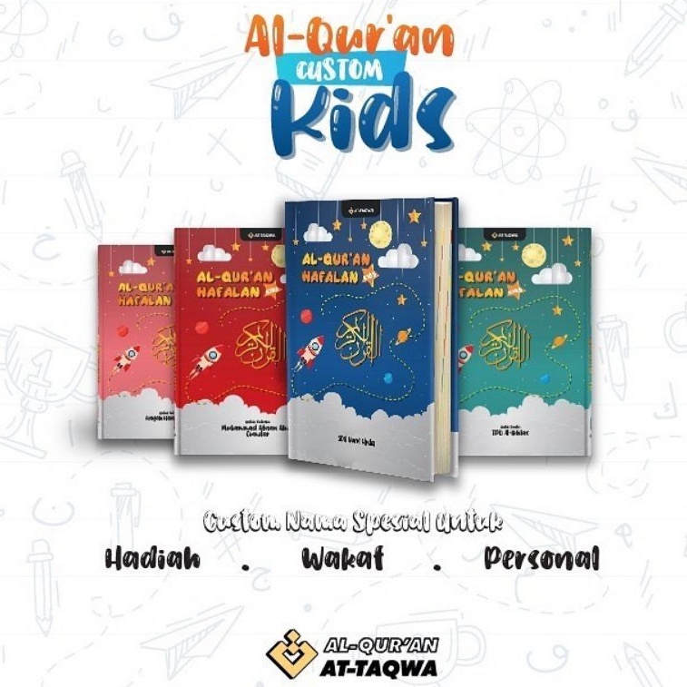 Al-Quran Custom Kids Attaqwa A5 - Alquran Hafalan Metode 8 blok