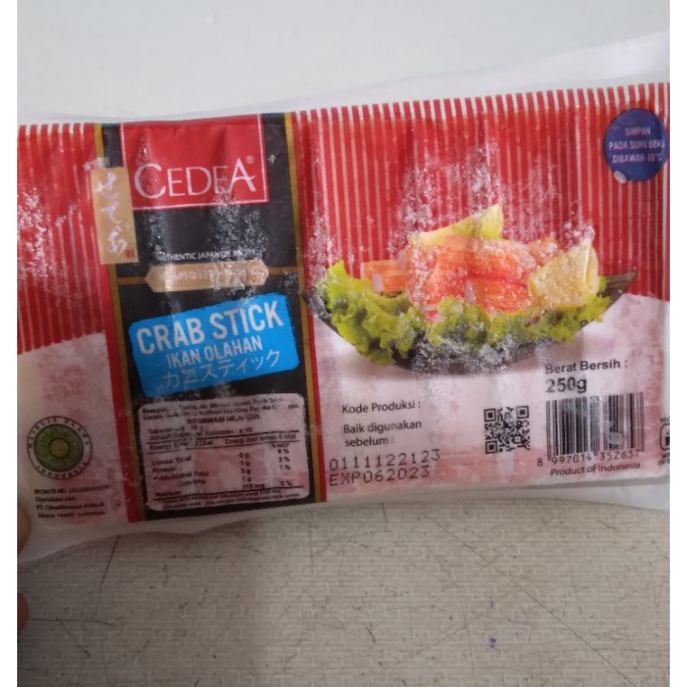 

CRAB STICK CEDEA 250GR