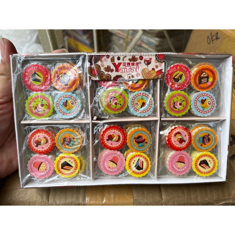

penghapus pensil set isi 4 motif cake