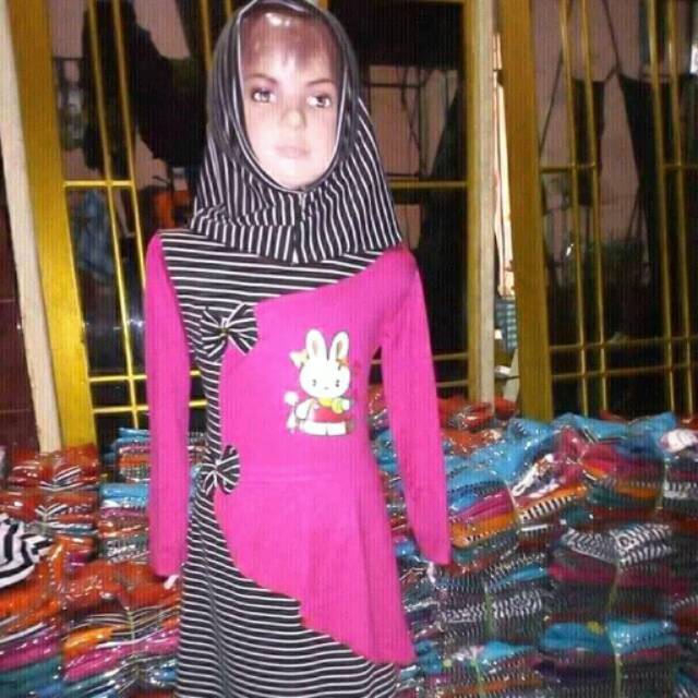 Bissmilah gamis bahan rayon 35000 smua ukuran