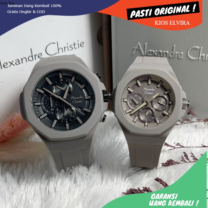 JAM TANGAN COUPLE ALEXANDER CHRISTIE ALEXANDRE CHRISTIE CRISTIE CHRISTY CRISTI COUPLE ORIGINAL TERBA