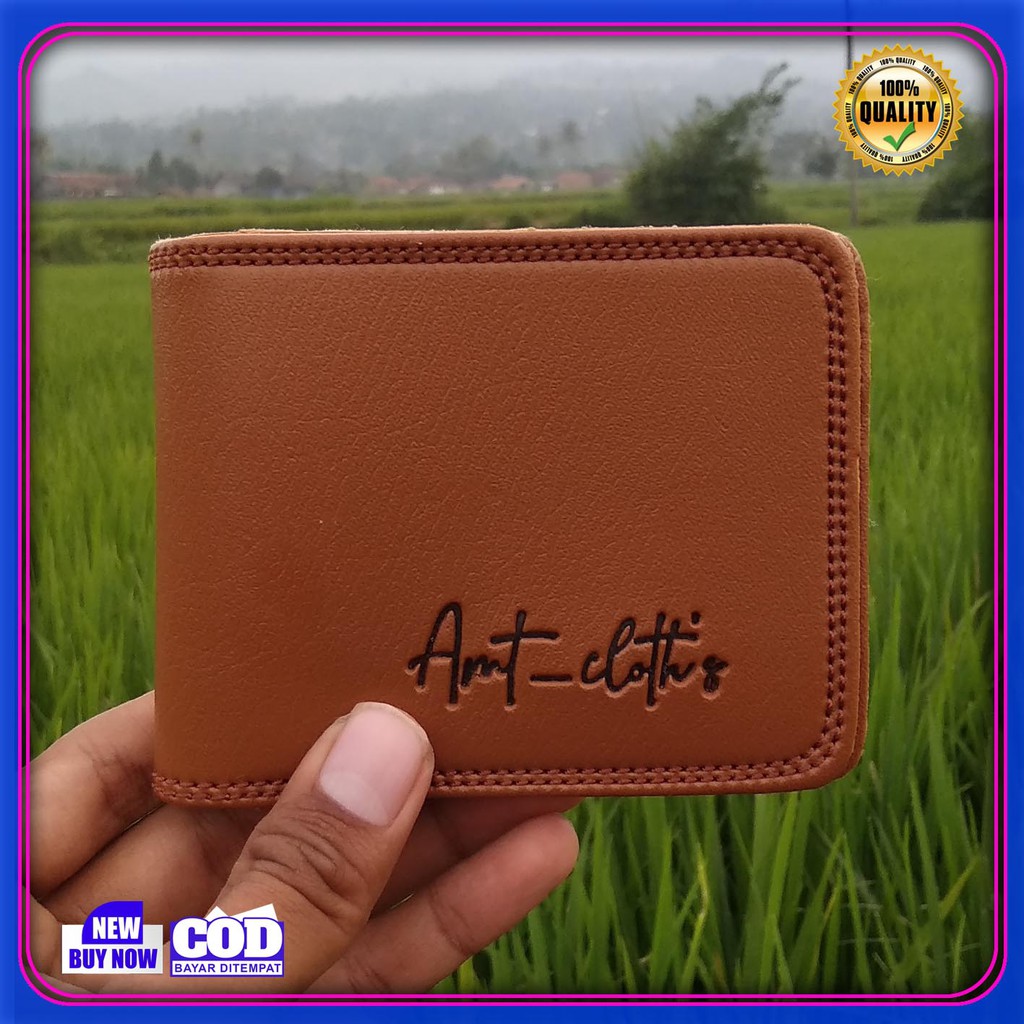 AMT CLOTH'S Dompet Lipat Bahan Kulit PVC TERBARU ORIGINAL COD