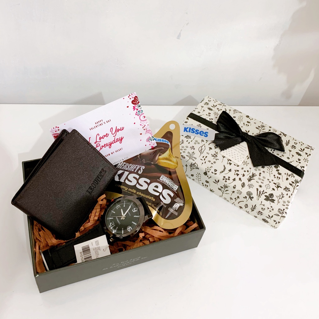 Valentine Gift Box for Men/Boy | Valentine Hampers | Hadiah Kado Valentine | Hampers for Boyfriend |