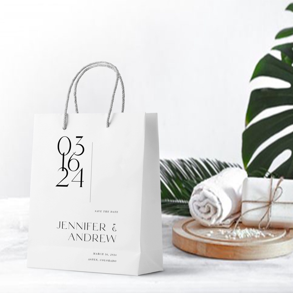 

Paper Bag Tas Kertas Packaging Kustom size 20 x 10 x 30 cm design suka-suka olshop wedding kosmetik