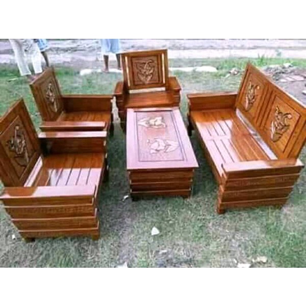 Kursi tamu ukir minimalis meja kursi kayu jati meubel jepara