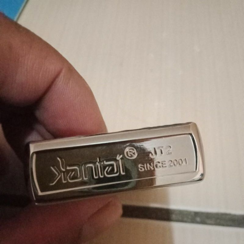 Korek api siap nyala model zippo lighter dua suara / dua denting+minyak