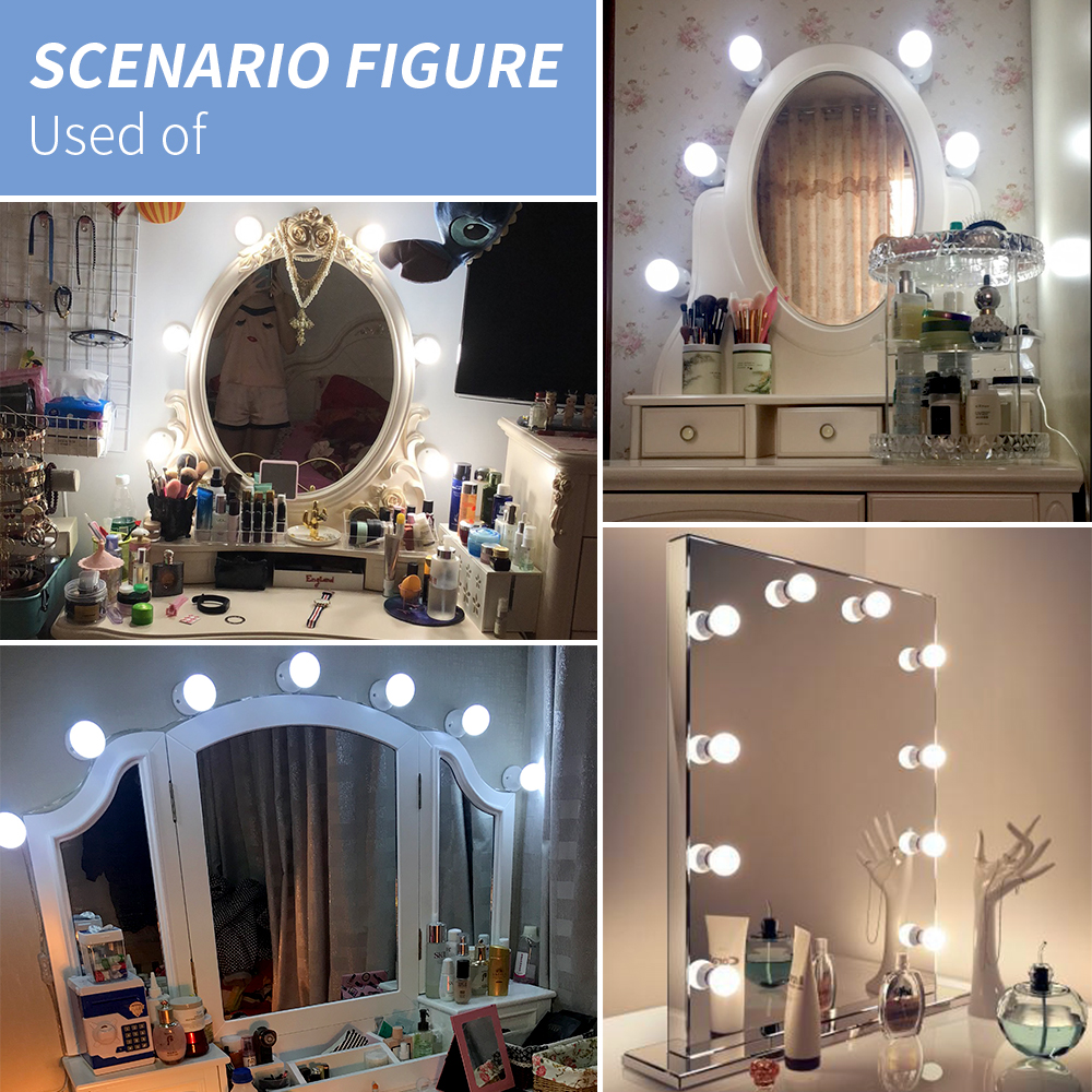 [10 BOHLAM ] MAKEUP LED Bulb Lights Untuk Makeup Mirror Hollywood Mengisi Cahaya