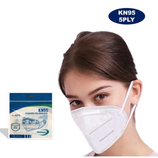 KN95 Masker Mulut Anti Virus Filtration Rate 95 Self Priming Filter