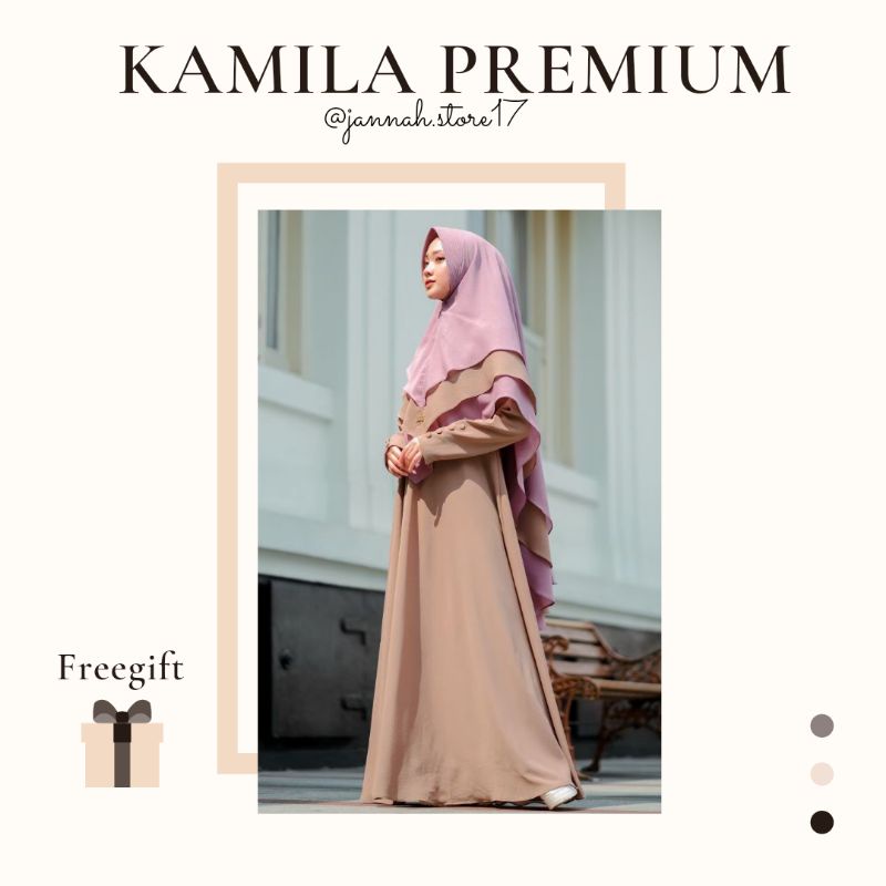 READYSTOCK KAMILA PREMIUM DRESS BY KAZAMI