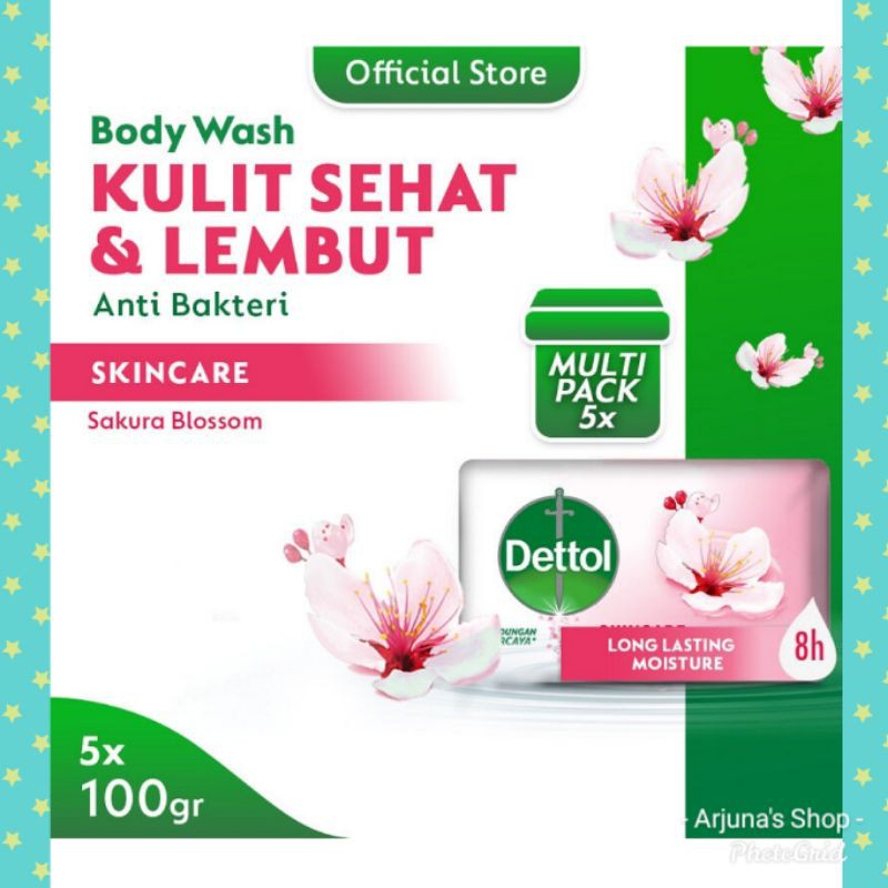 Sabun Batang DETTOL Bundle Besar 5 x 100gr