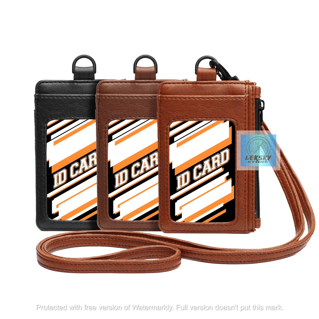 

ID CARD DAN LANYARD Name Tag Id Card Holder Kulit Lanyard Termurah Berkualitas Pu Leather Nametag Id Card Holder Meluwe Gantungan Id Card Kantor