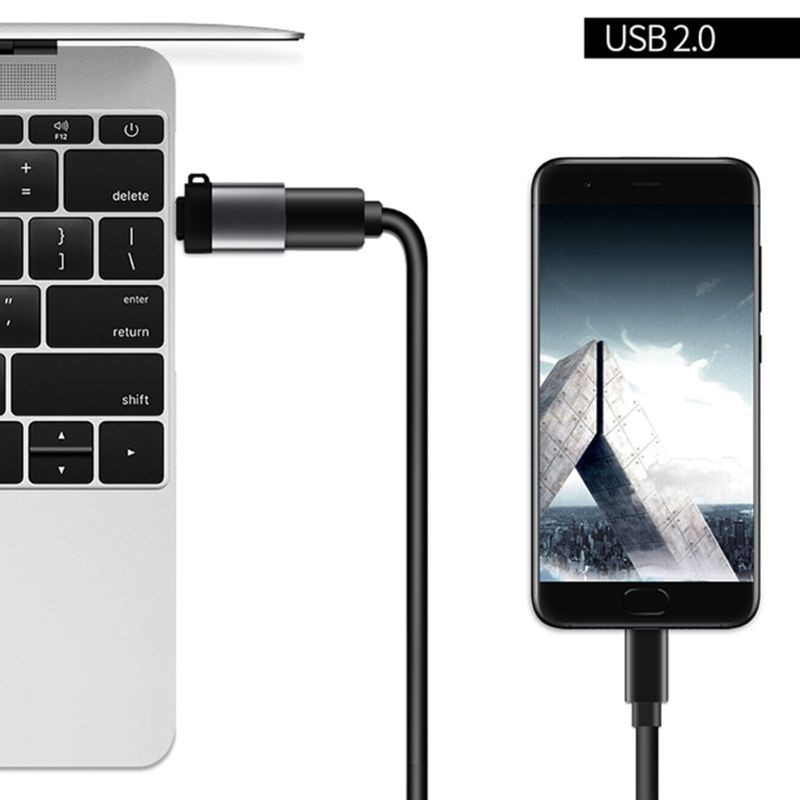 Cre Kabel Adapter Konverter Tipe-C Ke Usb 3.0 Otg Untuk Samsung Galaxy Huawei Xiaomi Macbook