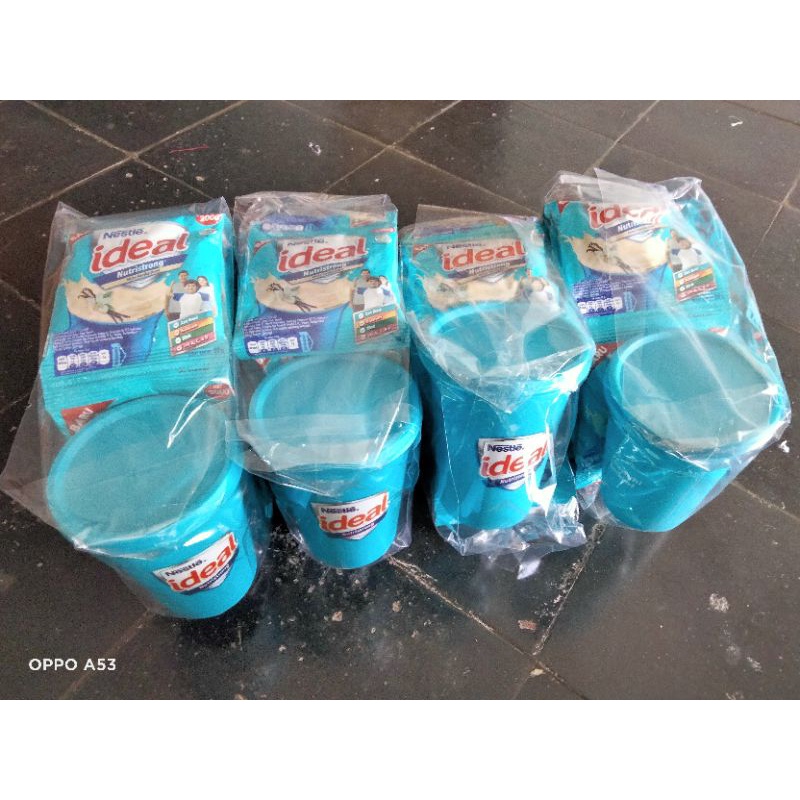susu ideal nestle susu bubuk vanilla isi 10 Saschet x2 renceng * 20 sachet