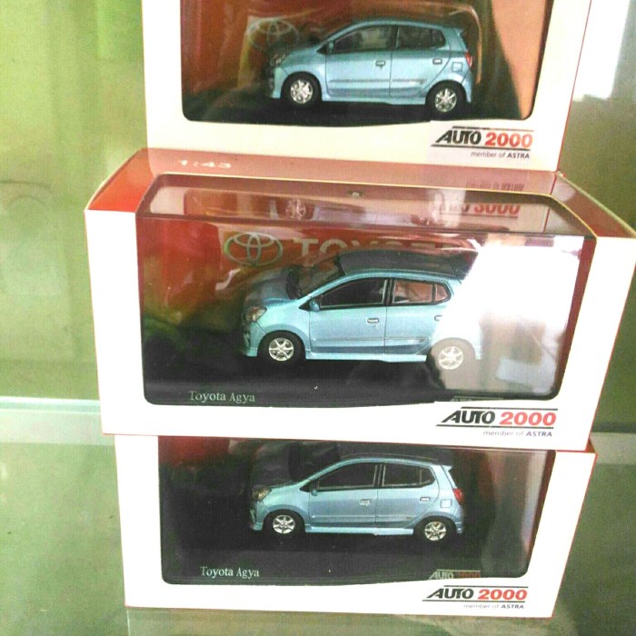 COD Miniatur Diecast Mobil Toyota Agya Murah Auto2000 LIMITED