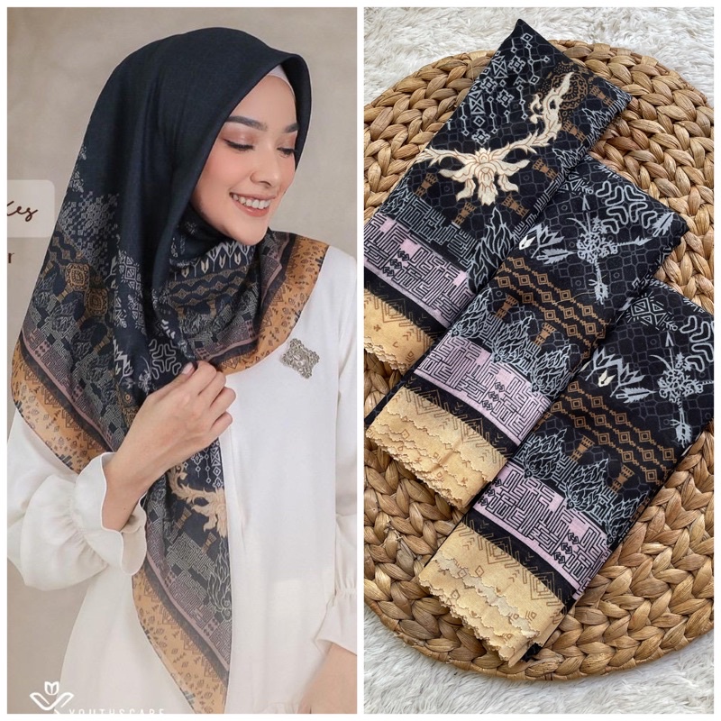 251- 300  Hijab segiempat voal motif-274