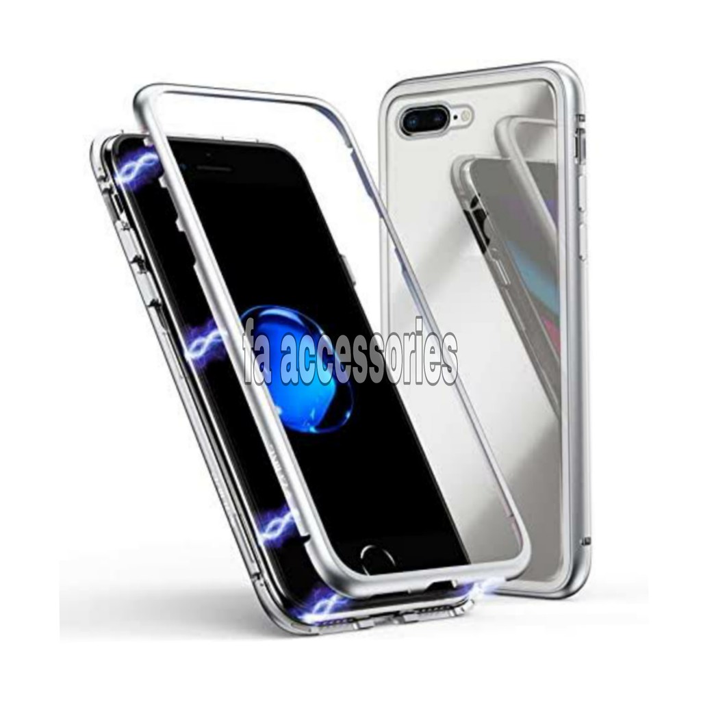case casing Redmi Note 7 7pro pro Note 8 8PRO pro Casing Magnetic Metal Glass Hard Case 360