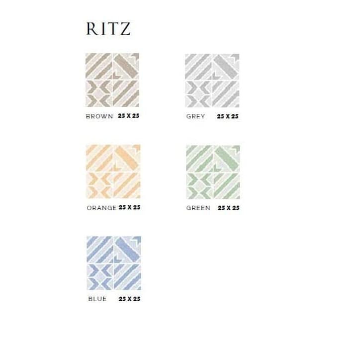 KERAMIK ASIA TILE 25x25 MATT KW-A REGAL RITZ RIVIERA ROCA ROMA ROYAL