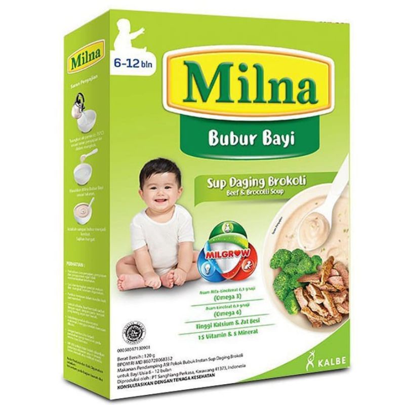 Milna Bubur MPASI 6+ dan 8+ bulan