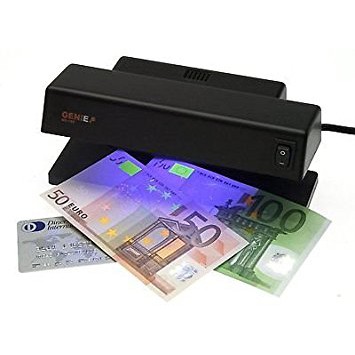 Money Detector Ultraviolet Blue / Alat Pendeteksi Sensor Uang Palsu Meja Kantor / Dagang