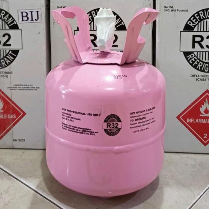 paling diminati] freon r32 refrigerant 3kg tabung kecil