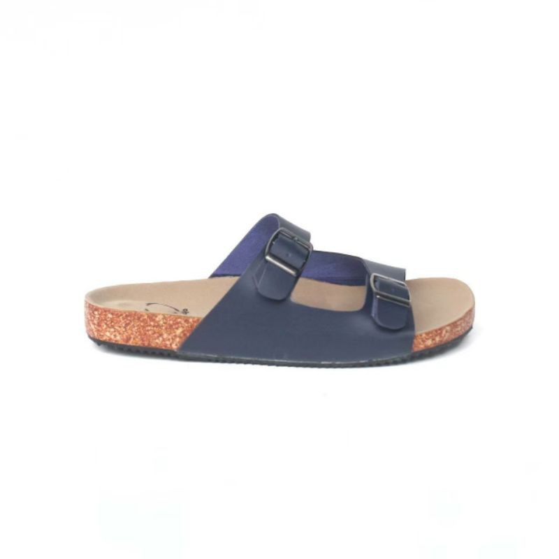 CRAFTS x LIRPA Sandal Pria Sendal Slide Pria Sandal Kasual Trendy Brown Navy Black