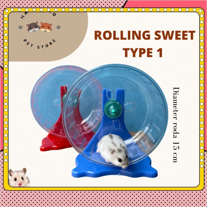 Mainan Roda Hamster , Kincir Hamster wheel Roda Putar