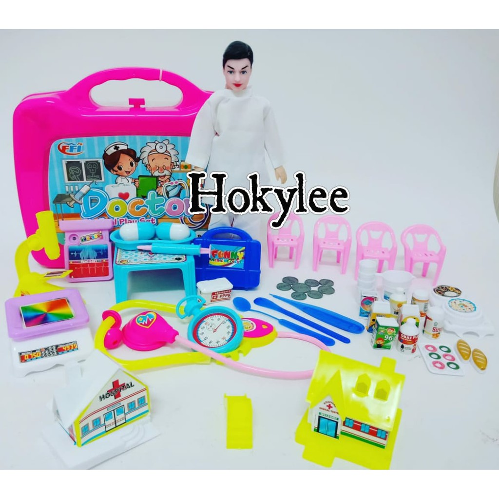 MAINAN DOKTER KOPER SET DOCTOR MEDICAL KITS - FH 226