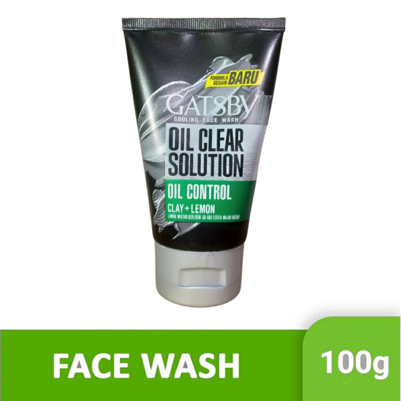 GATSBY Oil Control Clay + Lemon Oil Clear Solution 100g