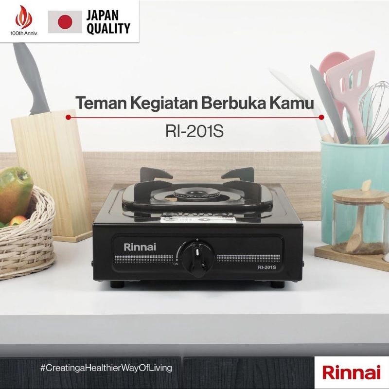 RINNAI Kompor Gas 1 tungku RI-201S 100%original