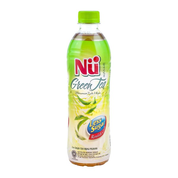 

NU Green Tea Less Sugar 500ml - Teh Hijau Rendah Gula