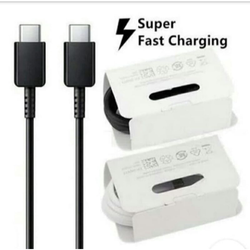 CABLE KABEL DATA FAST CHARGING TYPE C TO C ORIGINAL