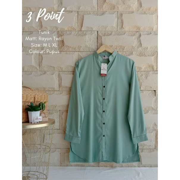 Tunik 3point | ORIGINAL | TUNIK | ATASAN TUNIK