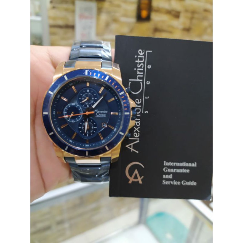 ALEXANDRE CHRISTIE 6141 BLUE GOLD