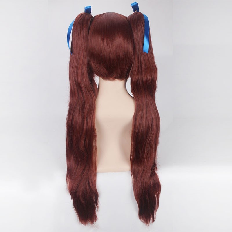 LOL-124 wig clip on rambut palsu cosplay izumi akazawa twintail