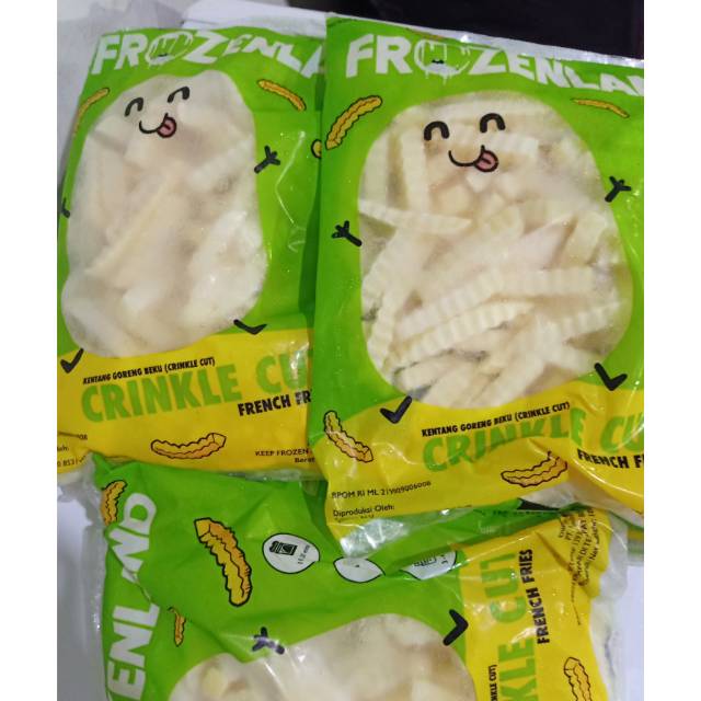 

Kentang frozen land crinkle 1kg