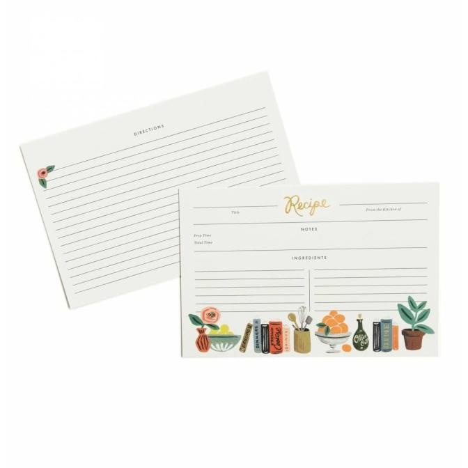 

Rifle Paper Co. Recipe Cards - Kartu Tulis Resep