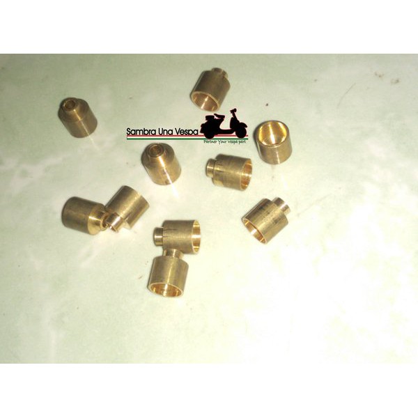 Nepel botol corong ujung kabel luar gas kopling rem persneling gigi vespa asli original kuningan